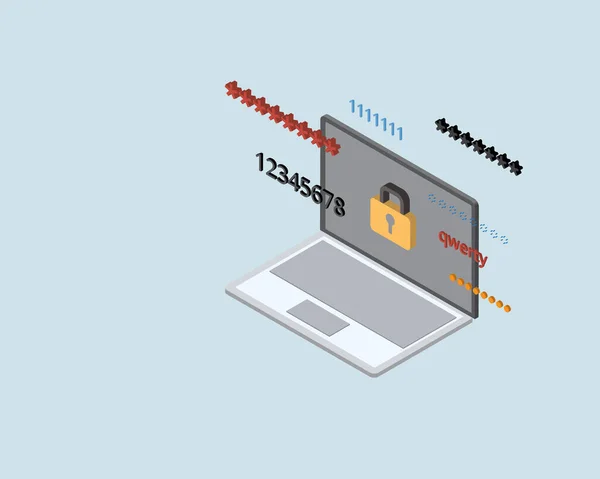 Passwort Manager Zur Sicheren Speicherung Ihrer Passwörter Einem Ort — Stockvektor
