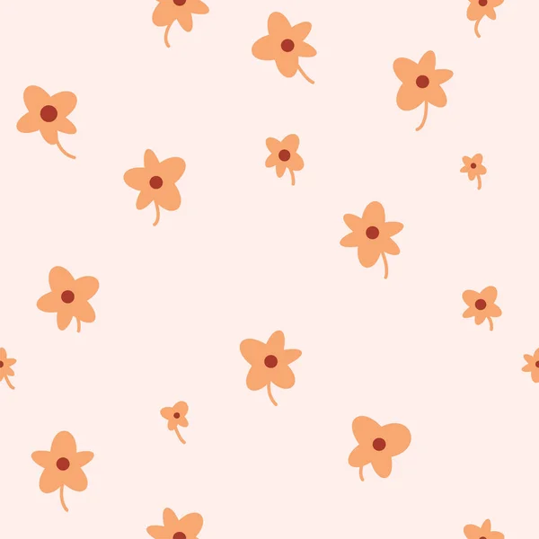 Милый Розовый Цветок Швов Ткани Цифровой Бумаги — стоковый вектор