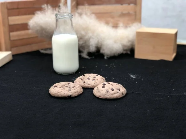 Artisanal Cookies Chocolate Chismas Added — Stock Photo, Image