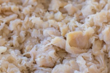 Taze denizanası, shabu büfesinde servis edilen bir deniz ürünleri siparişidir. Sukiyaki restoranı..