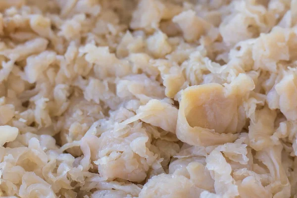 Taze denizanası, shabu büfesinde servis edilen bir deniz ürünleri siparişidir. Sukiyaki restoranı..