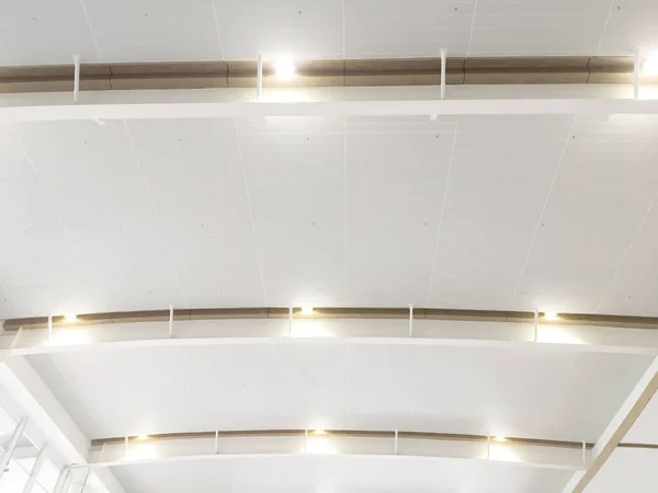 Attic ceiling of the airport terminal