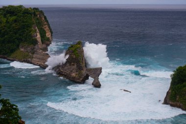 Nusa Penida, Endonezya 'daki Atuh Sahili Bakış Açısı