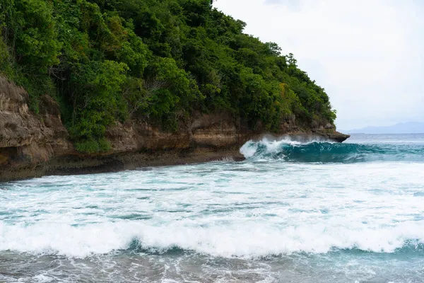 Atuh Beach Viewpoint Nusa Penida Indonésia — Fotografia de Stock