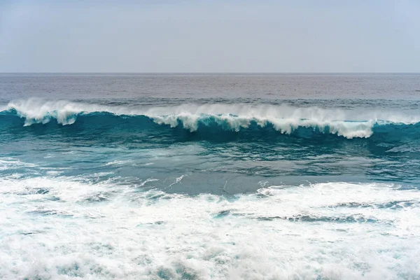 Doğal Arka Plan Okyanustaki Dalgalar — Stok fotoğraf