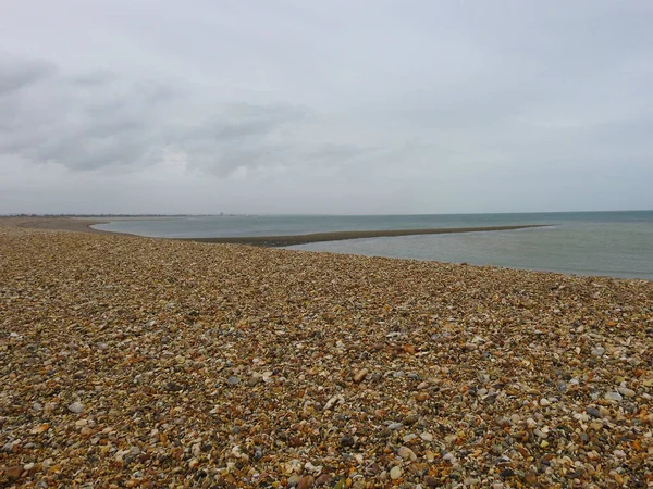 Utsikt Över Stenstranden Vid Havet — Stockfoto