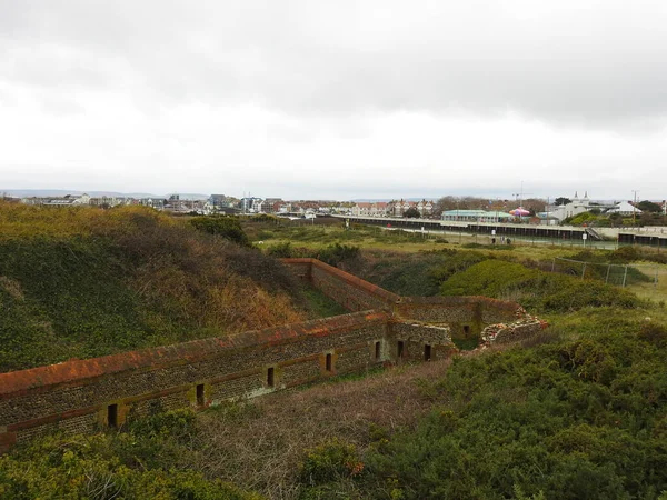 Littlehampton kasabasının uzak bir görüntüsü