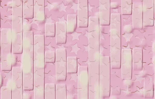 pink wallpaper with stars, background for projects, minimal concept, pastel pink colors, texture