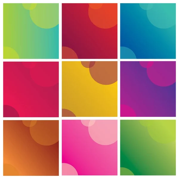 Abstract Background Design Various Gradient Color — Stock Vector