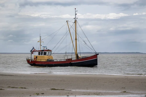 Old Fishing Cutter Wadden Sea North Netherlands — Stock Photo, Image