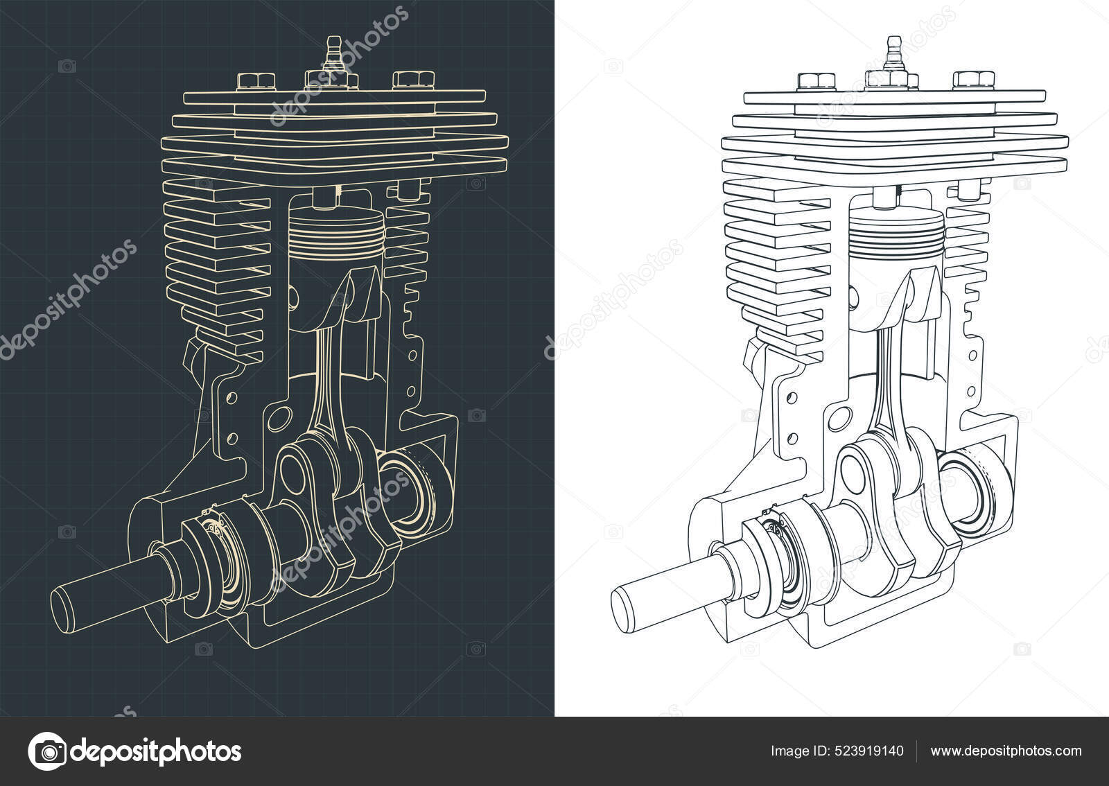 Diagram Single Cylinder Two Stroke Engine Two Stroke Cycle Petrol