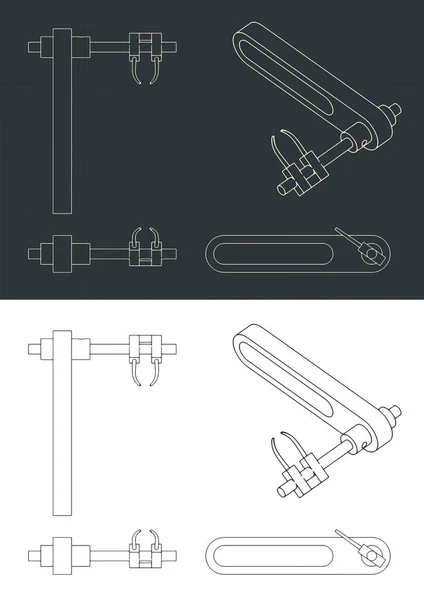 Illustrations Vectorielles Stylisées Plan Isométrique Tir Arc Repose Étagère Arc — Image vectorielle