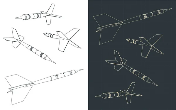 Ilustraciones Vectoriales Estilizadas Dibujos Flechas Dardos — Archivo Imágenes Vectoriales