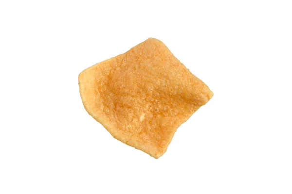 Potato Corn Chips White Background — Stock Photo, Image