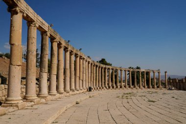Ürdün 'deki Jerash şehri harabeleri