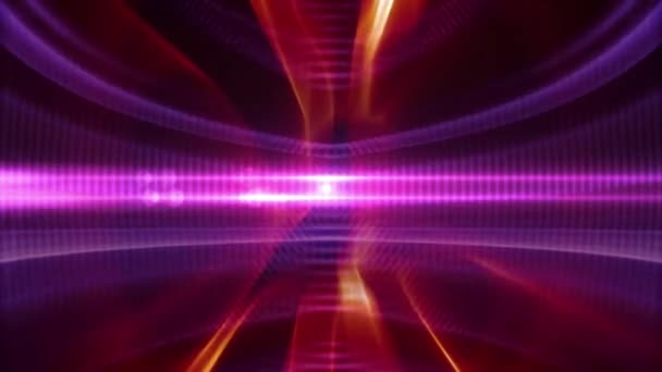 Abstract Fractal Futuristic Dynamic Background — Video Stock