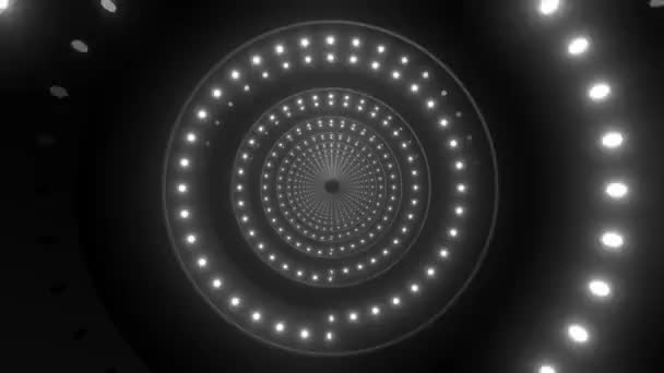 Лазерне Хвилювання Футуристичний Рух Фону Wih Абстрактна Анімація Частинок — стокове відео