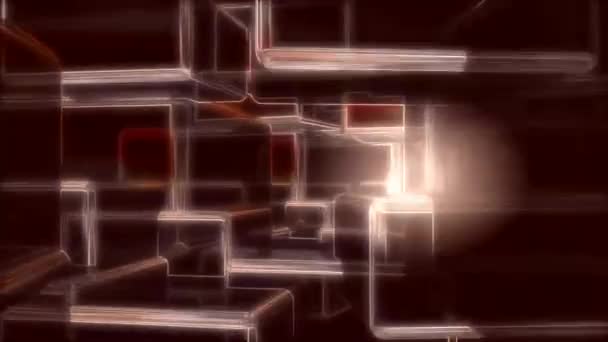 Laser Agitant Futuriste Mouvement Arrière Plan Avec Animation Abstraite Des — Video