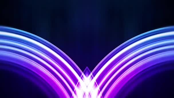 Laser Waving Futuristic Motion Background Wih Abstract Particle Animation — Vídeos de Stock