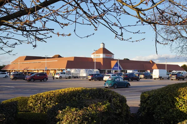 Supermercado Tesco Westbridge Centre Distrito Comercial Fuera Ciudad Boston Lincolnshire —  Fotos de Stock