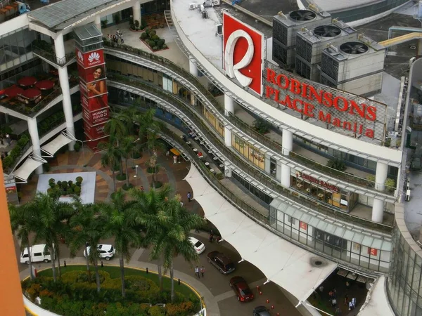 Aerial View Robinsons Mall Malati Metro Manila Stock Snímky