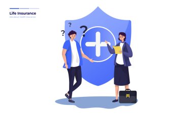 Hayat sigortası hakkında düz çizimler, sağlık sigortası hakkında sorun