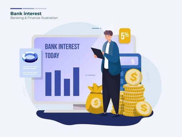 11,069 Bank interest Vector Images | Depositphotos