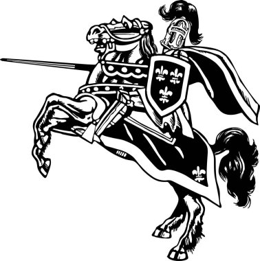 Bow Black and White Vector Illustration vector