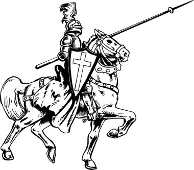 Bow Black and White Vector Illustration vector
