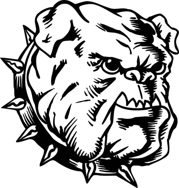 Ilustrações Vetoriais Desenhos Animados Bulldog — Vetor de Stock