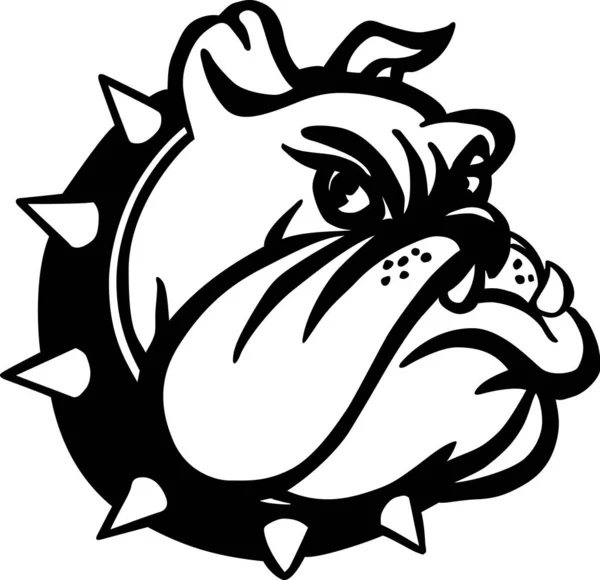 Bulldog Cartoon Vectorillustratie — Stockvector