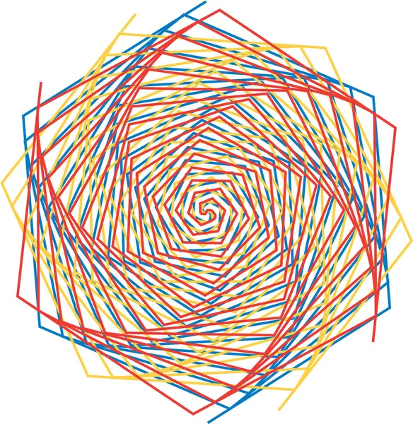 Spirale Hex Vecteur Arrière Plan — Image vectorielle
