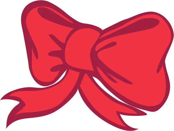 Bow Ribbon Vector Ilustración — Vector de stock