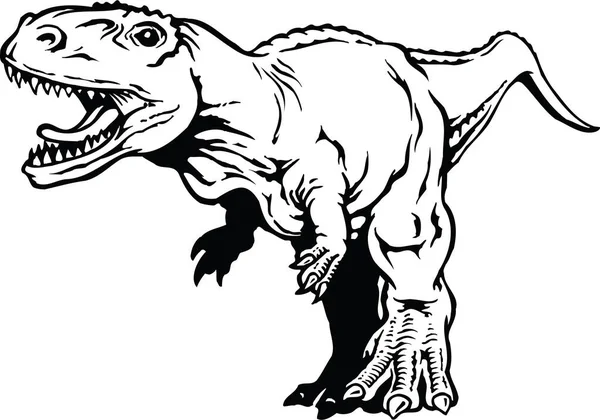 Tyrannosaurus Rex Ilustração Vetorial — Vetor de Stock
