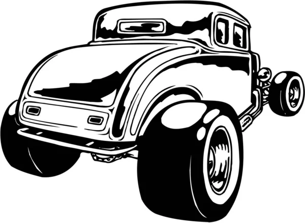 1932 Coupe Vektör Llüstrasyonu — Stok Vektör