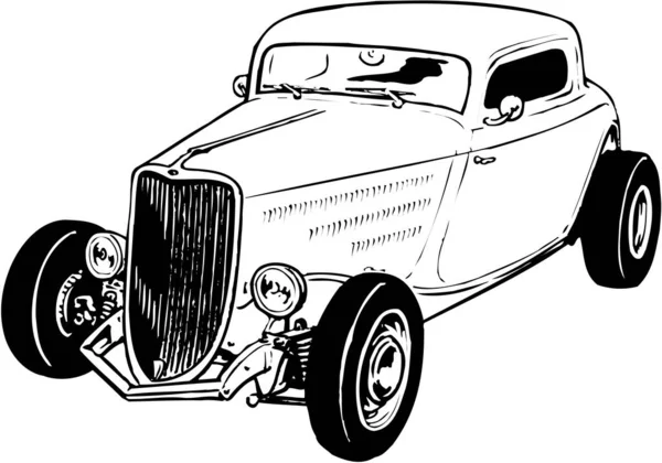 Chevy Vector Illustration Von 1934 — Stockvektor