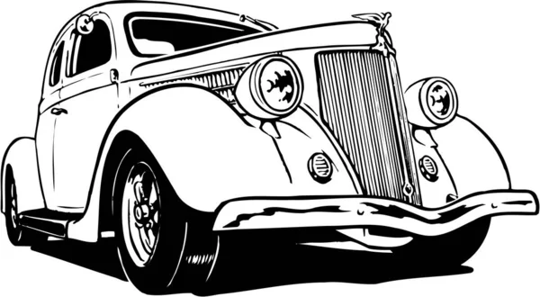 Illustration Coupe Vector Von 1936 — Stockvektor