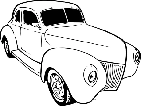 1939 Chevy Coupe Vector Ilustración — Vector de stock