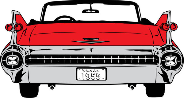 1959 Cadillac Vector Illustration