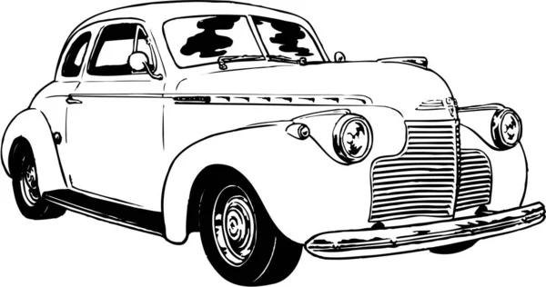Chevy Coupe Vector Illustratie — Stockvector