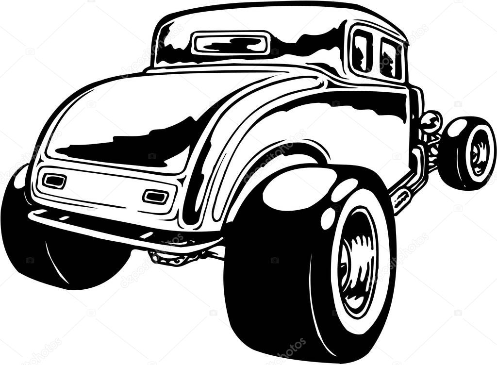 1932 Coupe Vector Illustration