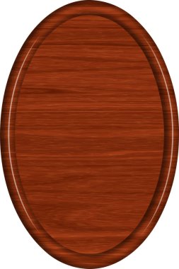 1,5 x 1 Maun Oval İşareti Boş