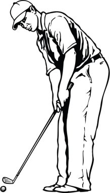 Golfçü Sıralama Vektörü İllüstrasyonu