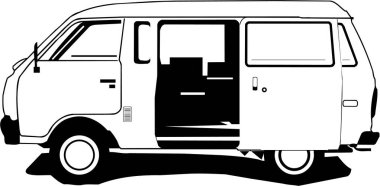 Nissan Van Vector İllüstrasyonu