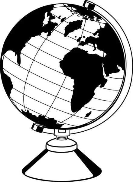 World Globe Vector Illustration — Stock Vector