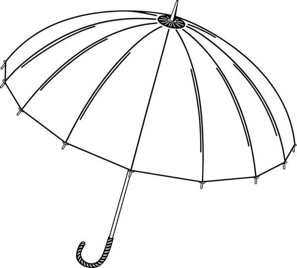 Illustration Vectorielle Parapluie — Image vectorielle