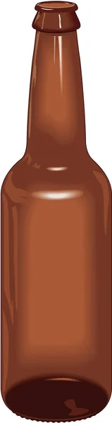 Cerveza Botella Vector Ilustración — Vector de stock