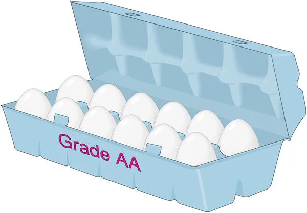 Κουτί Της Απεικόνισης Διάνυσμα Αυγών — Διανυσματικό Αρχείο