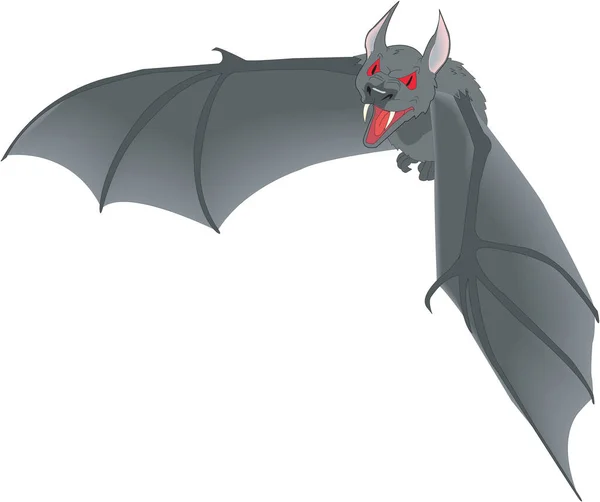 Illustration Vectorielle Chauve Souris Halloween — Image vectorielle