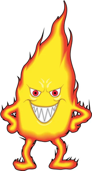Symbole Lutte Contre Incendie Dessin Animé Vectoriel — Image vectorielle